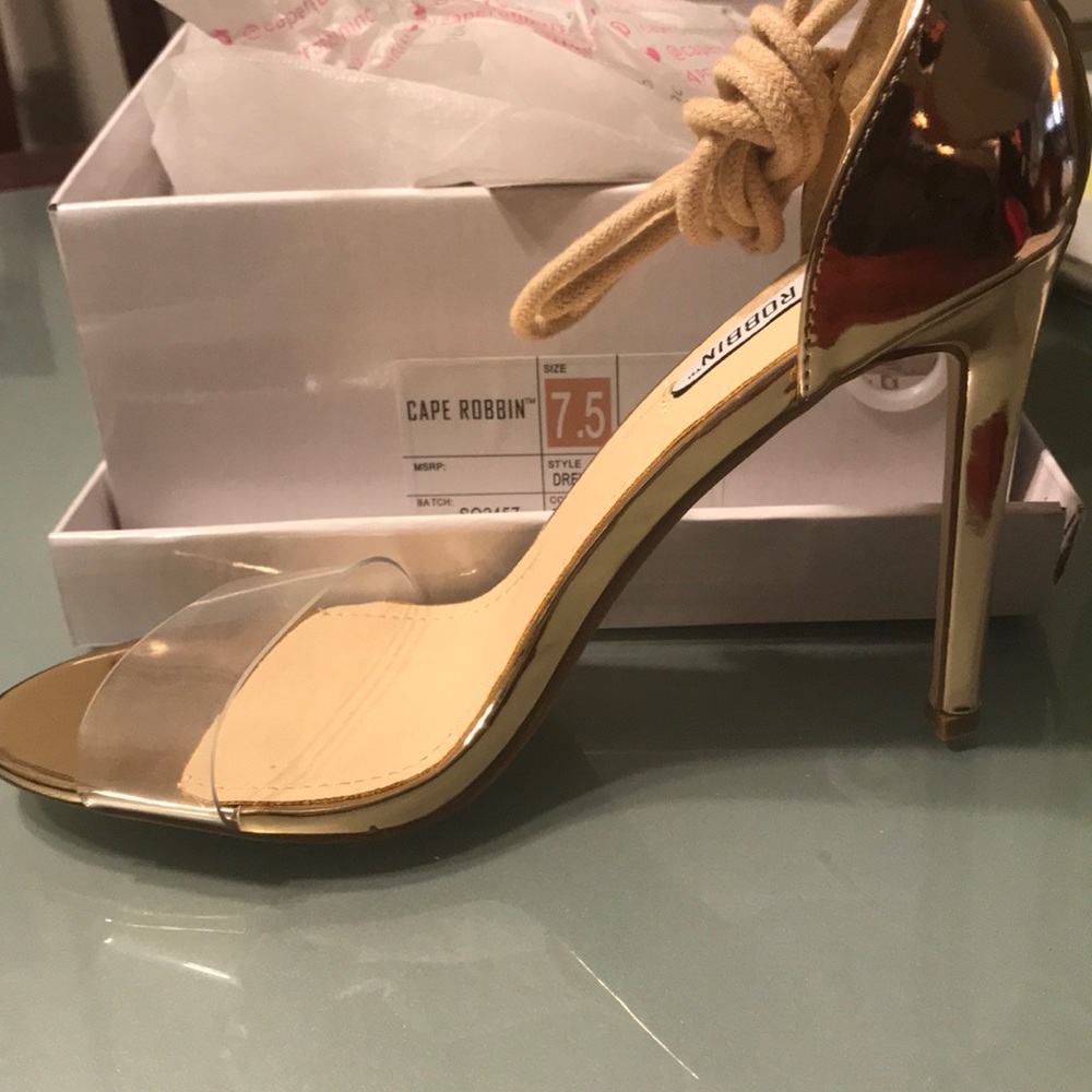 Cape Robbin Rose Gold Heels